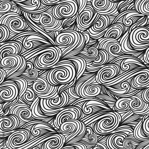 Abstract seamless wavy pattern