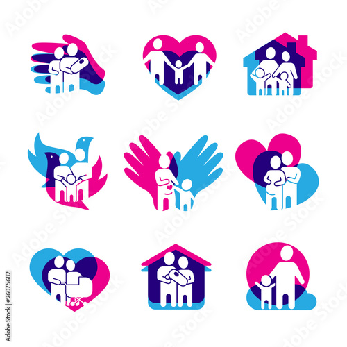  Family Logo Set