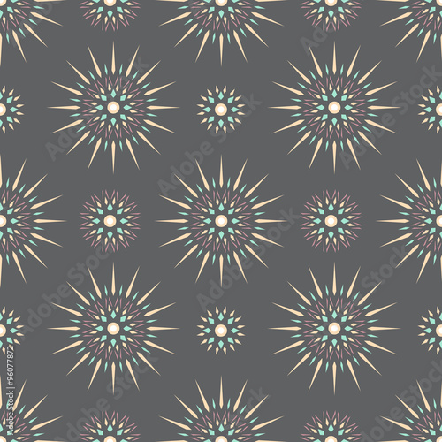 Snowflake pattern seamless-