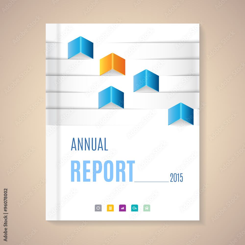 Annual Report Cover vector illustration Annual Report Cover vector illustration