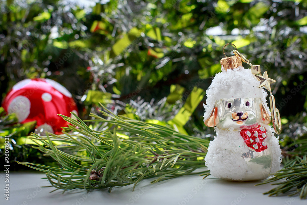 Christmas tree toys. New Year cards. Christmas tree toys. New Year cards.
