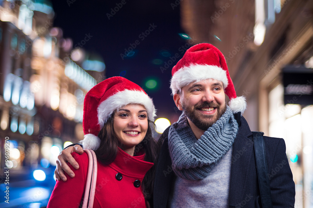 Beautiful couple in the city Beautiful couple in the city