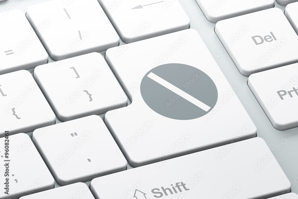 Healthcare concept: Pill on computer keyboard background Healthcare concept: Pill on computer keyboard background