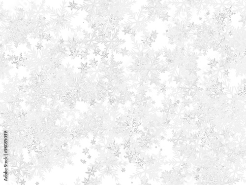 Frast Background with Snowflakes
