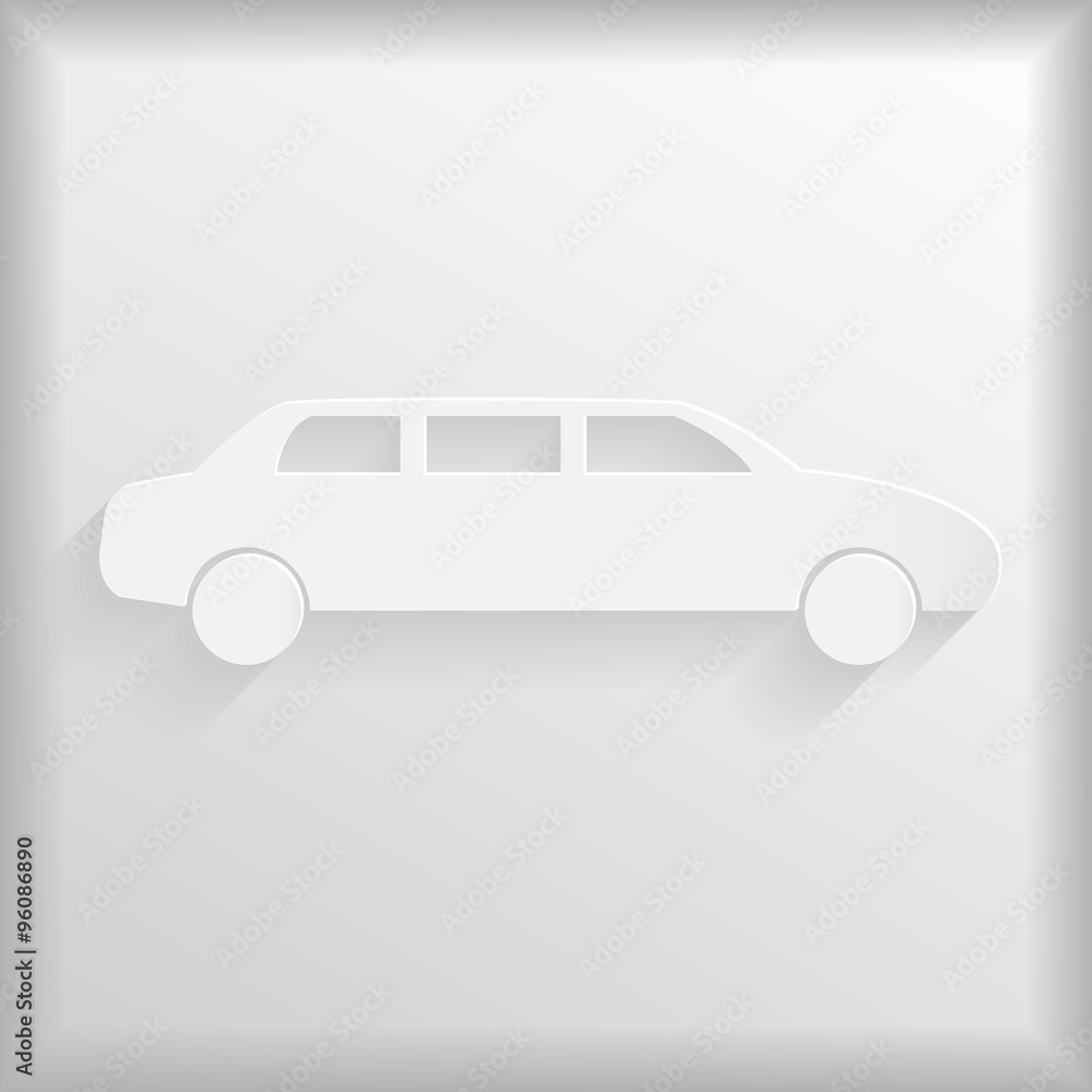 White car icon