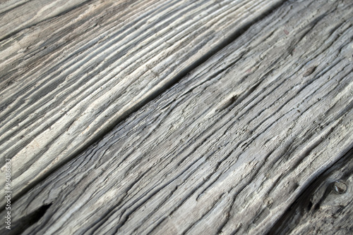 Altes Treibholz   Holzbrett aus Eiszeitsee  Schleswig-Holstein  Nahaufnahme  Hintergrund  Textur 
