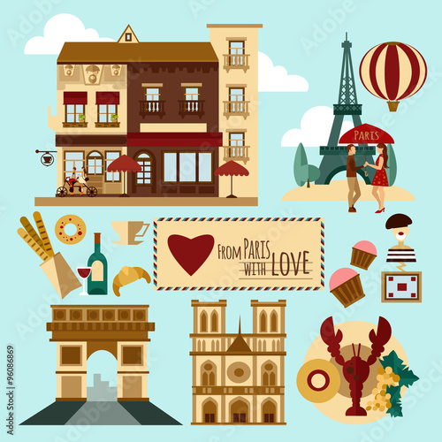 Paris Touristic Set