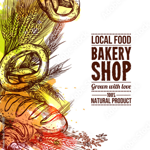 Bakery Hand Drawn Illustration