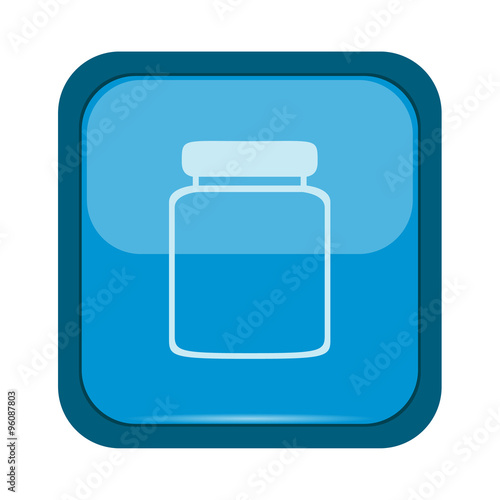 Jar icon on a blue button