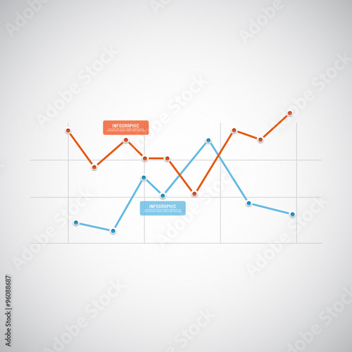 Set of different graphs and charts, vector eps10 illustration
