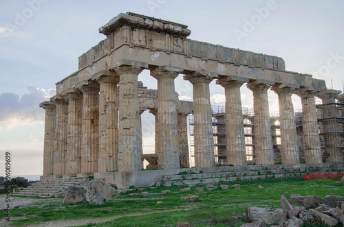 Archaeological area of Selinunte in Sicily