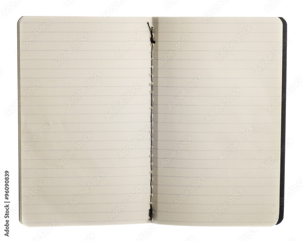 Notebook isolated on white. Notebook isolated on white.