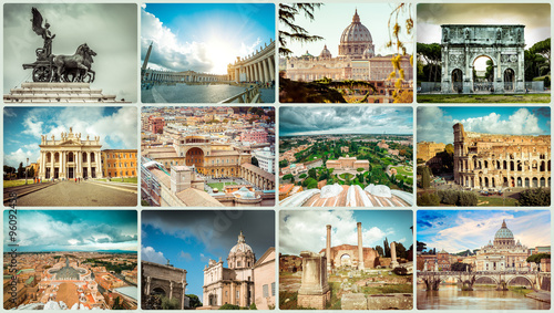 Photography Collage of photos from Rome