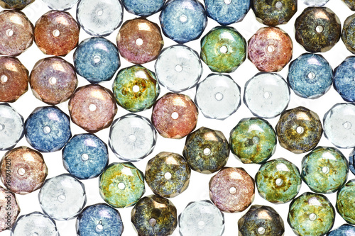 multicolored bead background
