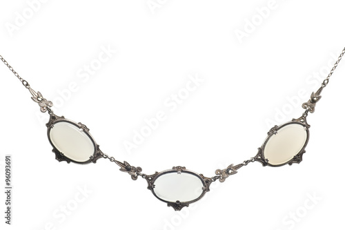 antique moonstone necklace