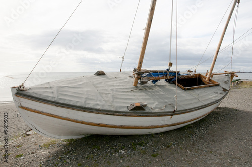 Fotografie Replica of James Caird Lifeboat of the Endurance Ship (Ernest Shackleton) - Punt