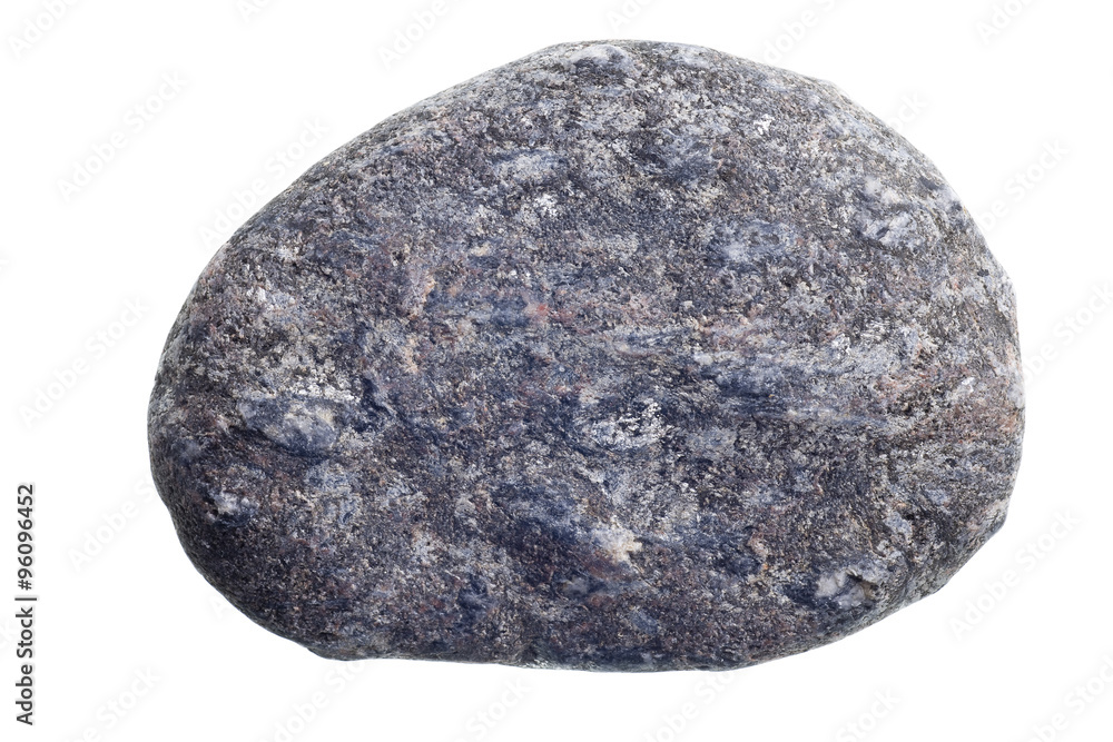 Flattened river rocks isolated on white background Flattened river rocks isolated on white background