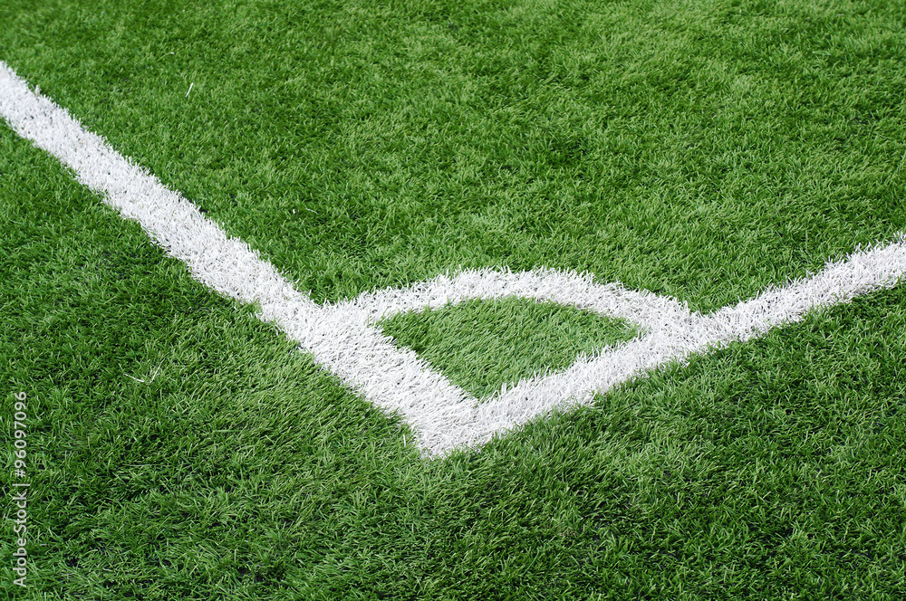 the corner of football field background the corner of football field background