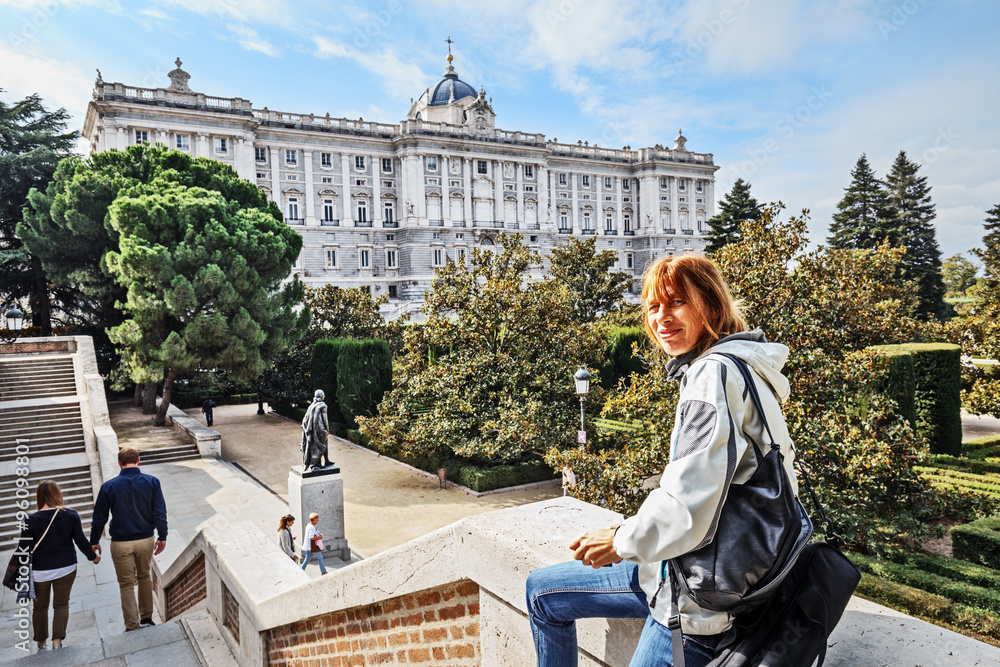 Fototapeta premium Madrid, Palacio Real