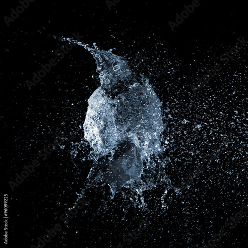 silver water balloon