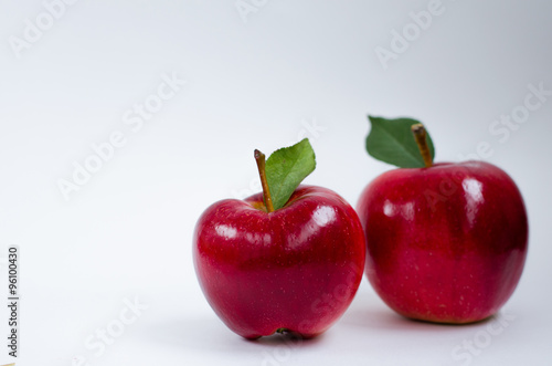 Red and ripe apples