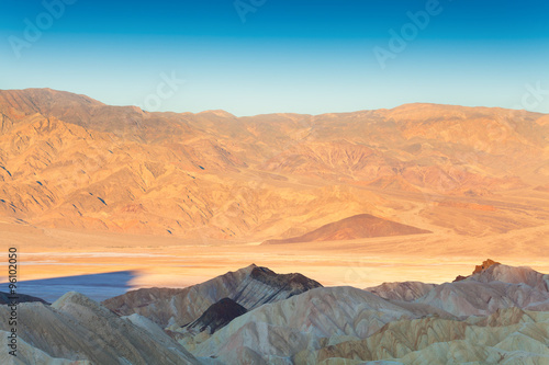 Morning view of Death Valley from above