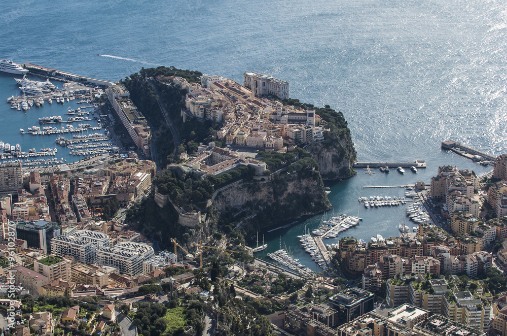 Principaute de Monaco et ses deux ports