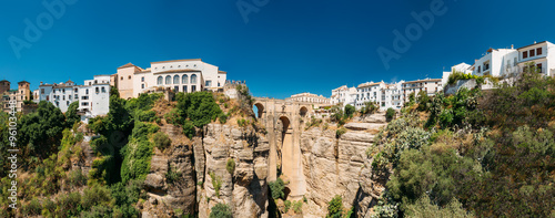 The Puente Nuevo or New Bridge in Ronda, Spain