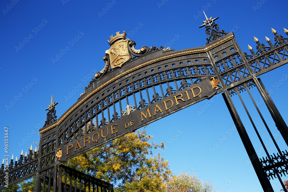 Obraz premium Madrid, Parque del Retiro