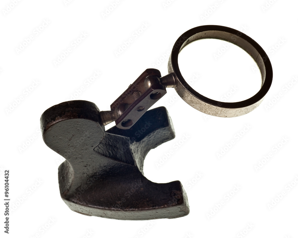 Obraz premium magnifying glass isolated