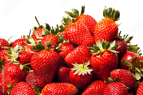 red strawberries