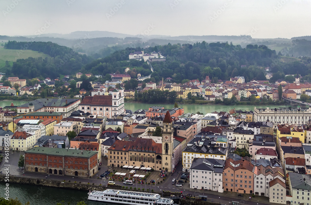 view of Passau, Germany