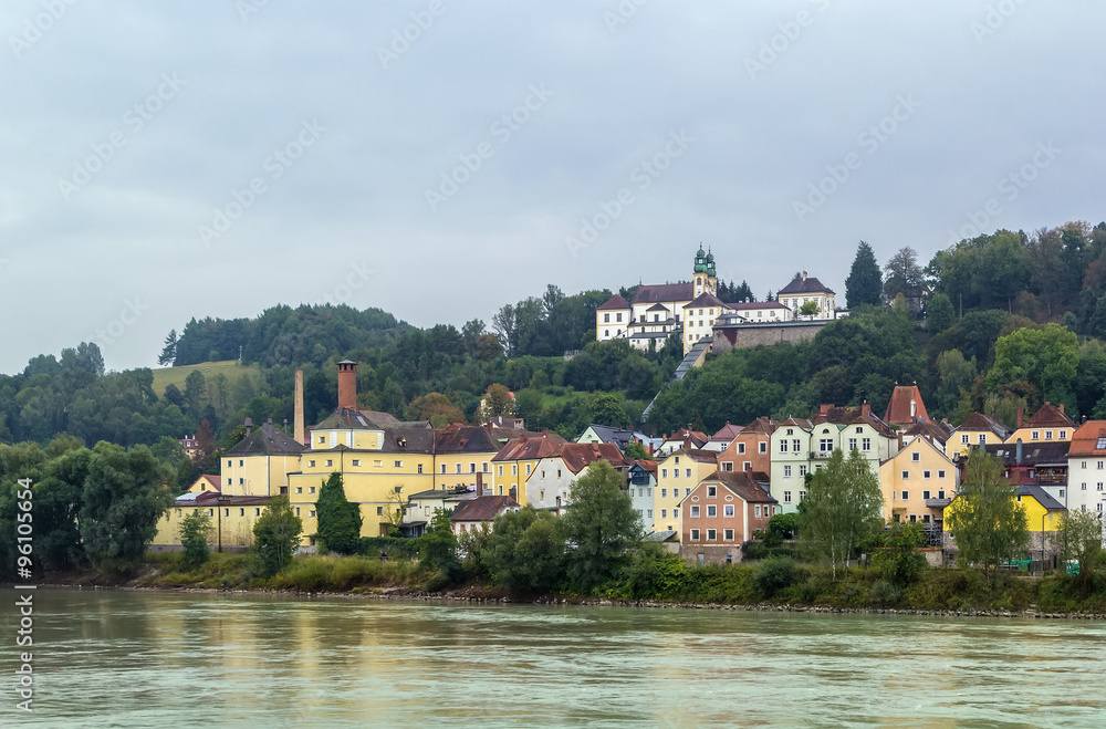 view of Church Mariahilf, Passau, Germany