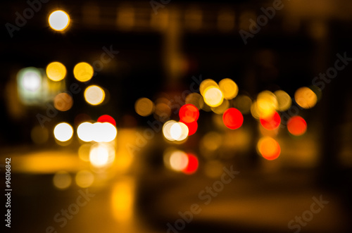 фотографія blur lights by night