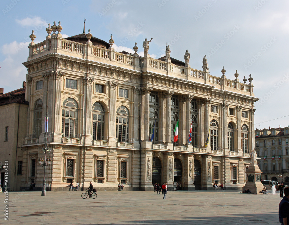 Fototapeta premium Turin, le palais Madame, Italie