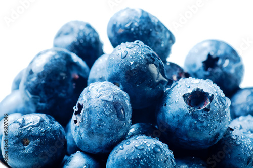 blueberries isolated