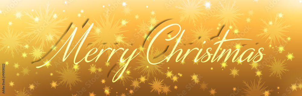 Obraz premium Merry Christmas Schriftzug
