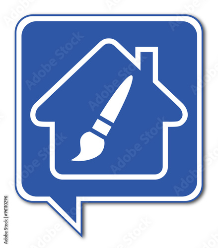 Logo maison et travaux.