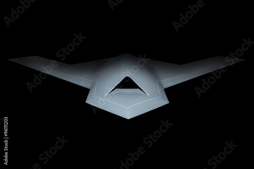 Drone Wars.  With the increasing use of 'drones' in modern warfare, this image aims to show the stealth and menace of a modern UCAV (Uninhabited Combat Air Vehicle)