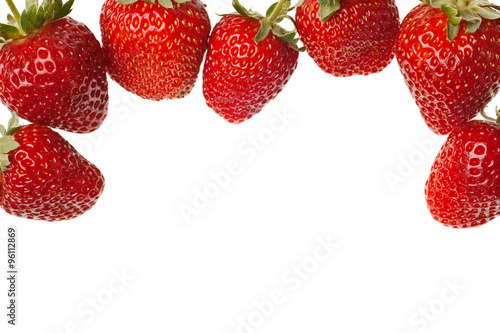 ripe red strawberries