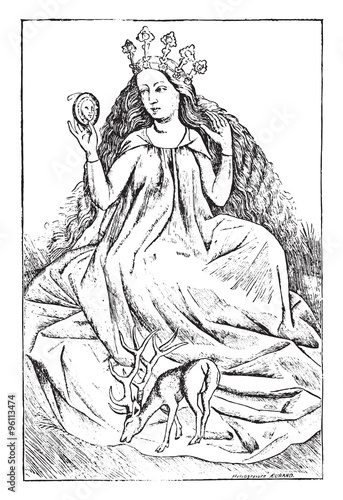 La Demoiselle, after a game of cards with severe 1466,The Master