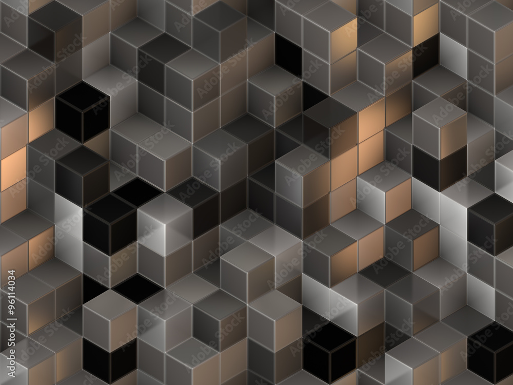 3D cubes abstract background 3D cubes abstract background