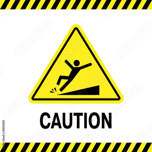 sign of danger of falling