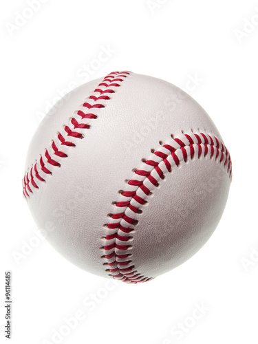 Canvas Print new baseball isolated on white background