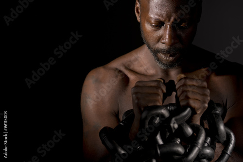 Black Man In Chains photo