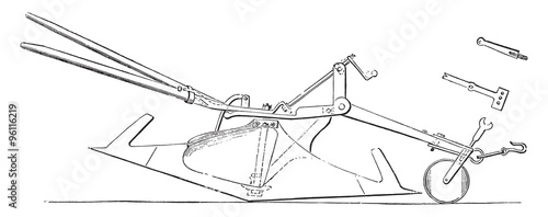 Plow back to back is turning age, front view; anterior end of th