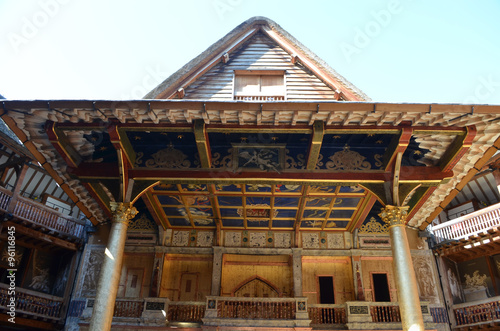 Shakespeares globe medieval theatre, London