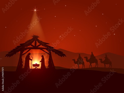 Christmas star and the birth of Jesus