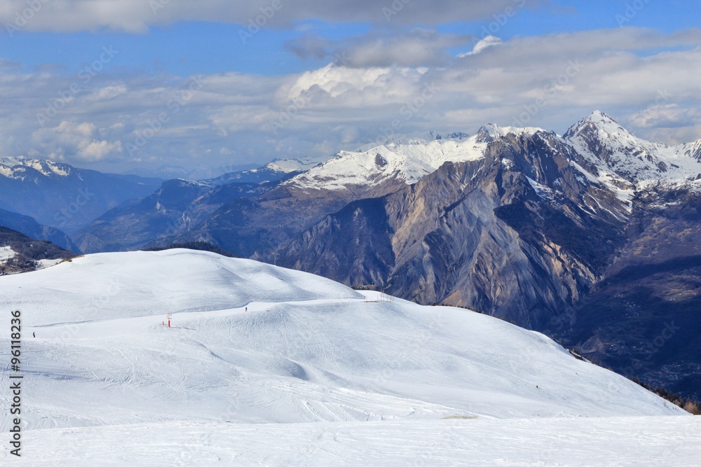 French Alps winter - Valmeinier