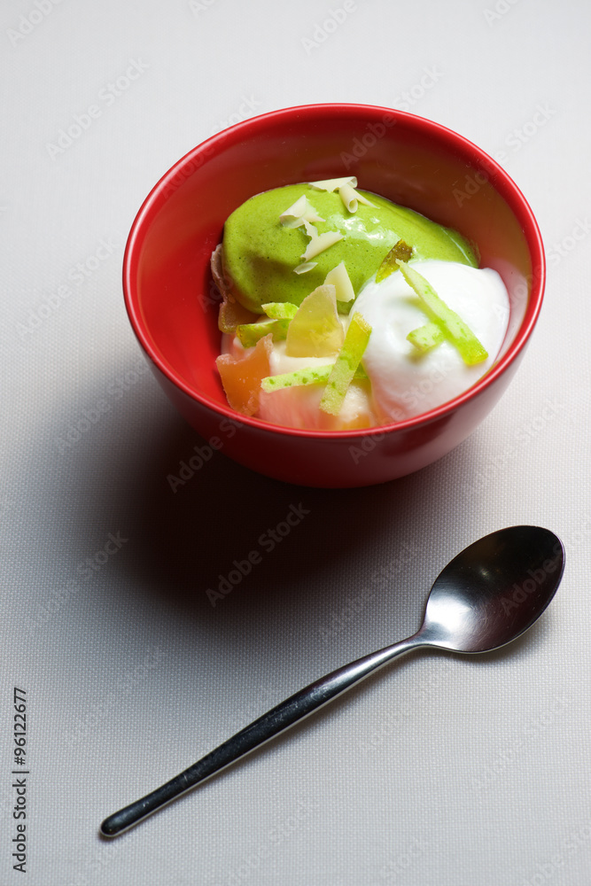 Plum ice cream Plum ice cream